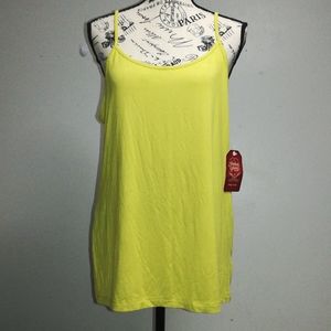 Faded Glory Strap Cami Casual Size XL Warm Olive NWT